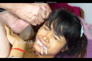 Preview image 3 for V 16  Paying the rent: "Is this OK sir?" "Sorry, sir"    Today Dee will learn how to pay the rent with cum all lover her face.